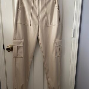 Blue Blush Cream Zippered Skirt